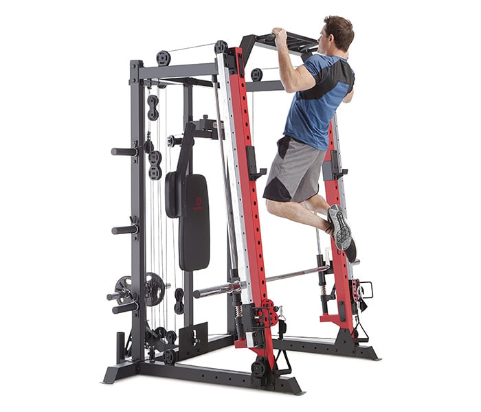 Marcy Smith Machine Cage System Home Gym Multifunction Rack, Customizable Training Station